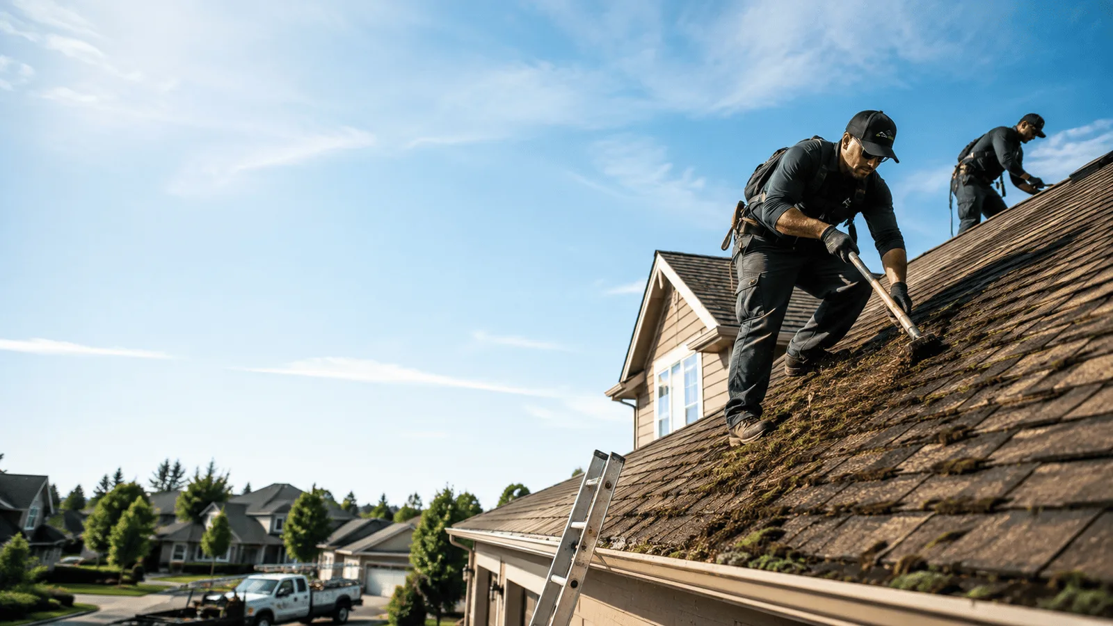 Roof Moss Removal in Linn, TX near me